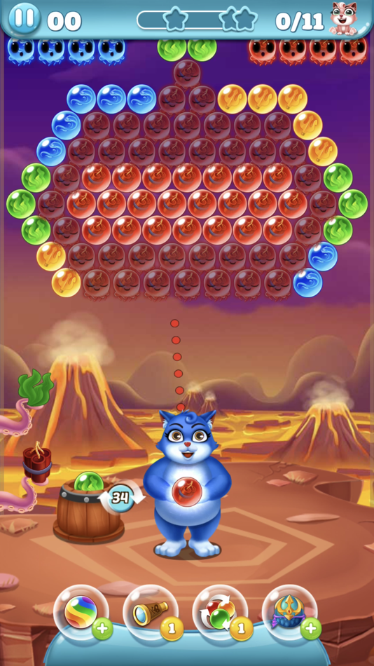 #7. Cat Pop Island: Bubble Shooter (iOS) By: Phan Tu