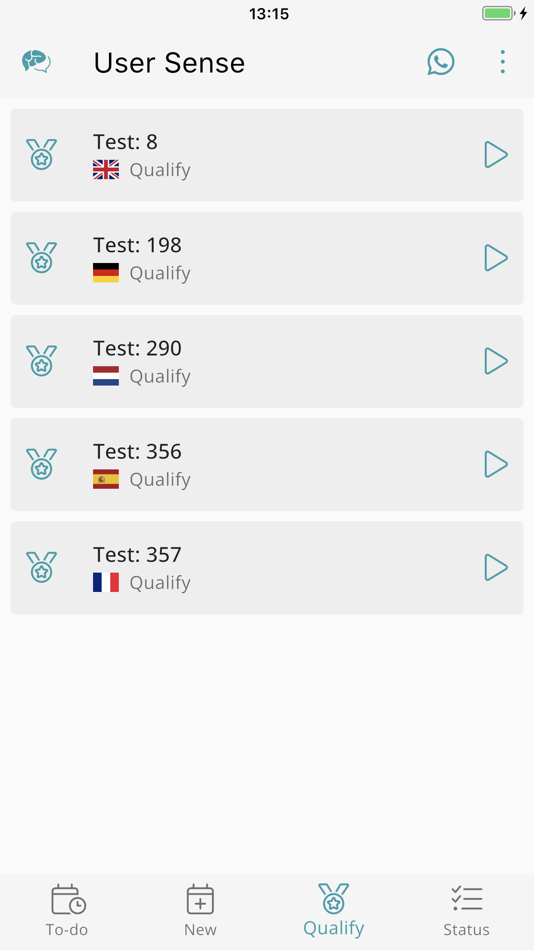#2. User Sense App (iOS) 由: User Sense