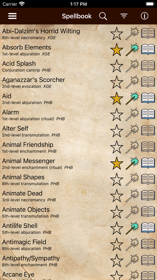 D&D Spellbook 5e - 3.5.0 - (iOS)