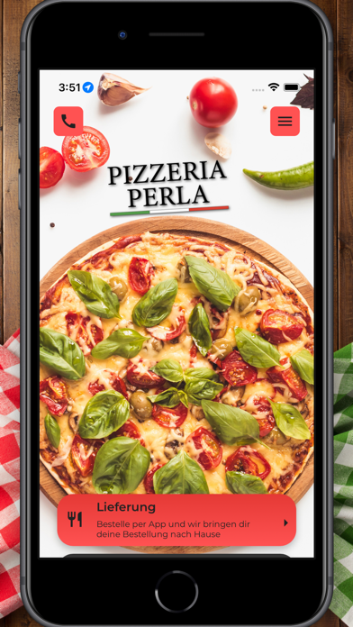 Pizzeria Perla Wien Screenshot