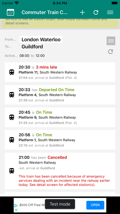 Commuter Train Check Screenshot
