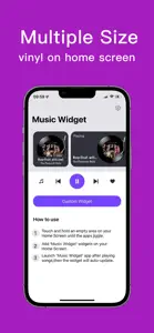 Music Widget:Vinyl Player App screenshot #3 for iPhone