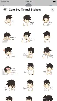 How to cancel & delete cute boy tanmoi stickers 4