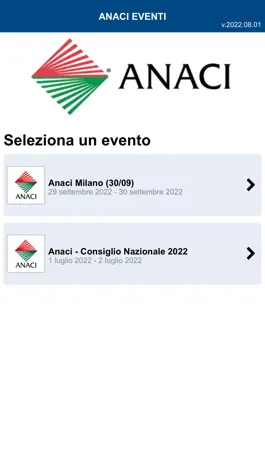 Game screenshot ANACI EVENTI apk