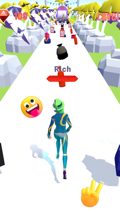 Happy Island Run 3D Game Screenshot