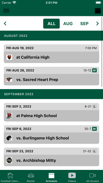 SHC Athletics Screenshot