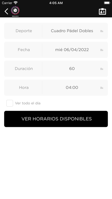 Padel Elche Screenshot