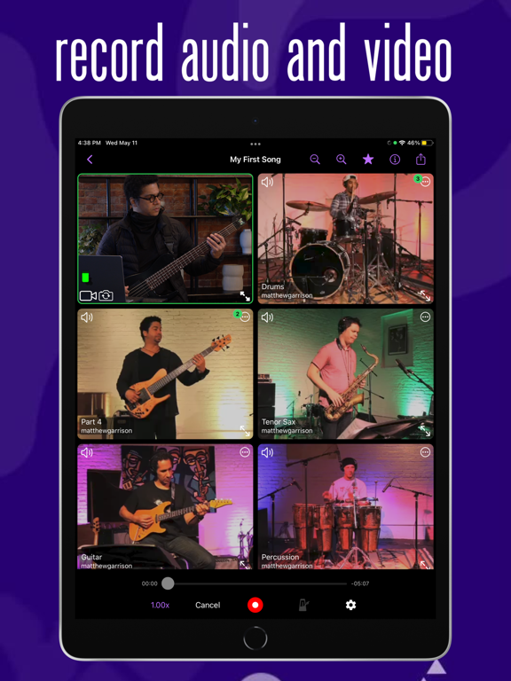 TuneBend iPad screenshot 5 - Music app