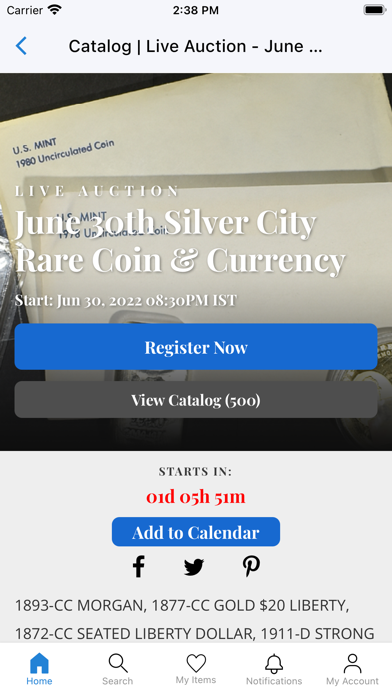 Silver City Auctions Screenshot