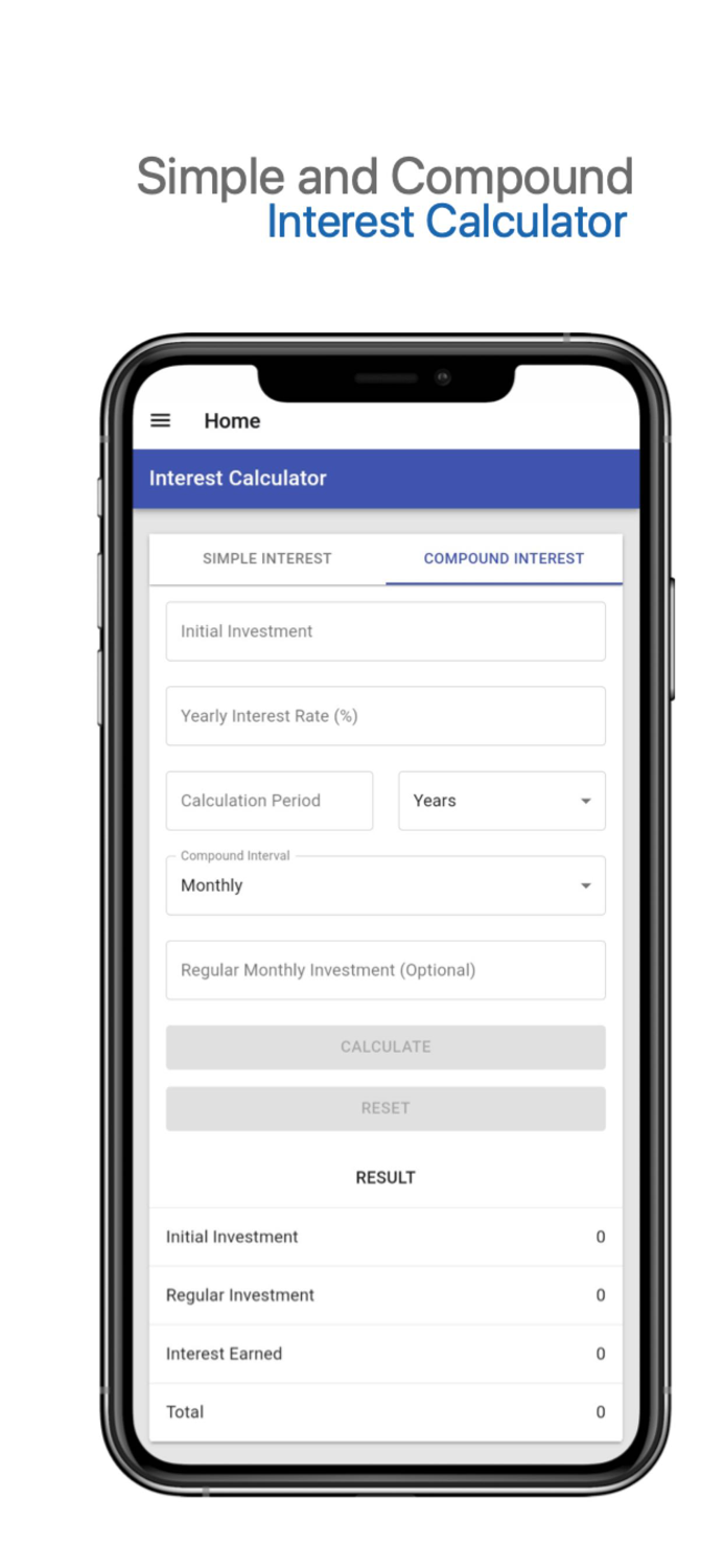 Compound App Calculator