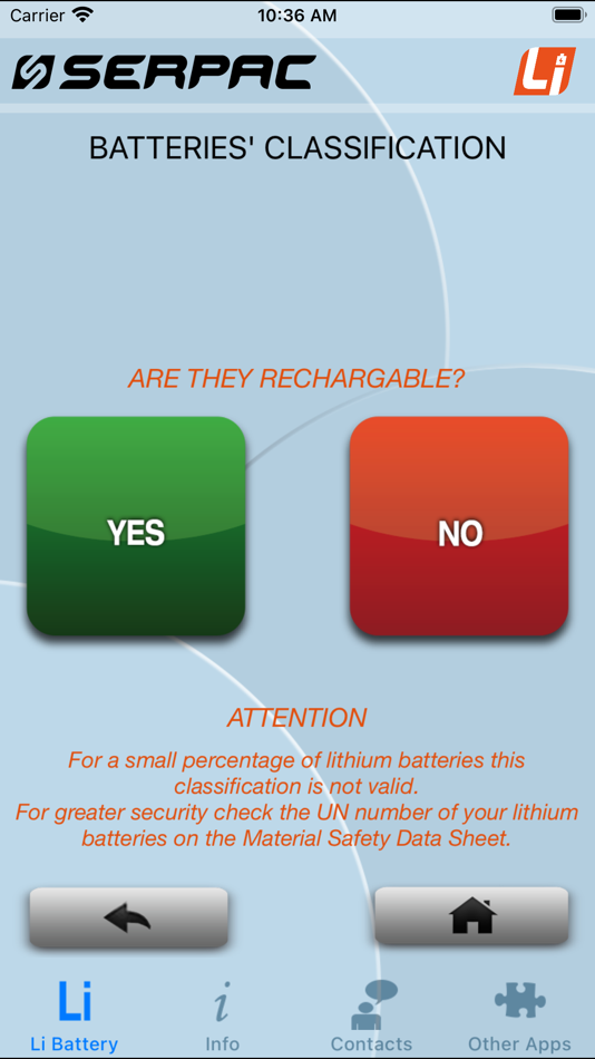 #6. Lithium Batteries (iOS) 由: Serpac srl