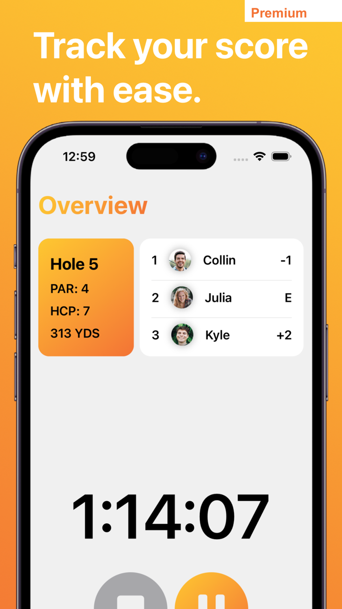 Eagle Golf Scorecard