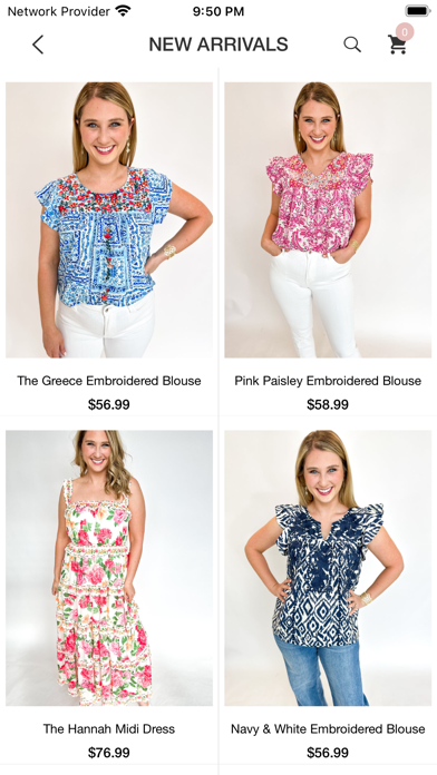 July & June Women's Boutique Screenshot