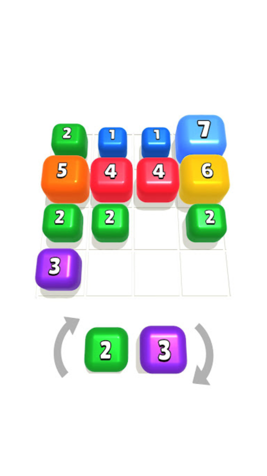 #4. Blocks Merge! (iOS) Podle: Serenico Labs
