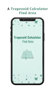 trapezoid calculator find area iphone screenshot 1