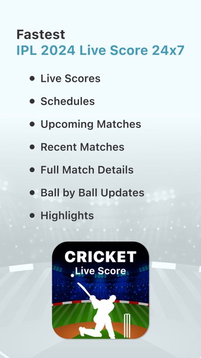 IPL 2024 - Live Cricket Scores Screenshot