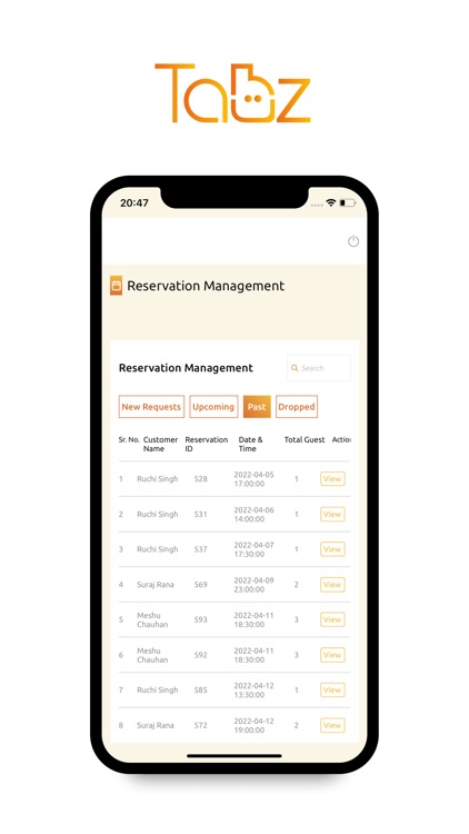 Tabz Restaurant Partner