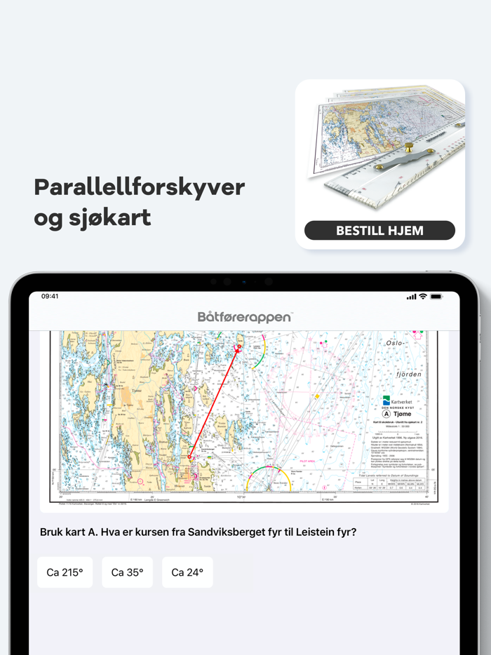 Båtførerappen - båtførerprøven