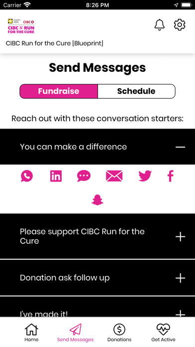 CIBC Run for the Cure Screenshot