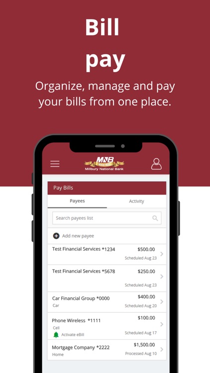 Millbury National Bank Mobile screenshot-6