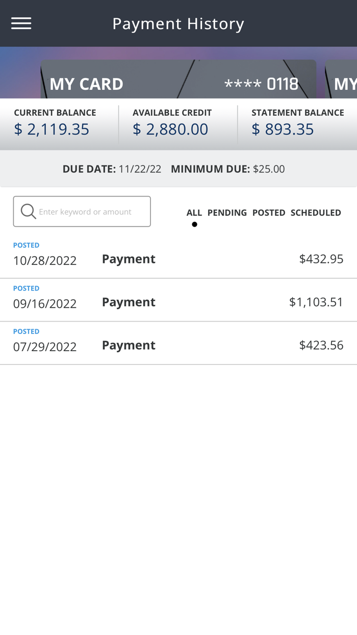 Financial First Card Manager