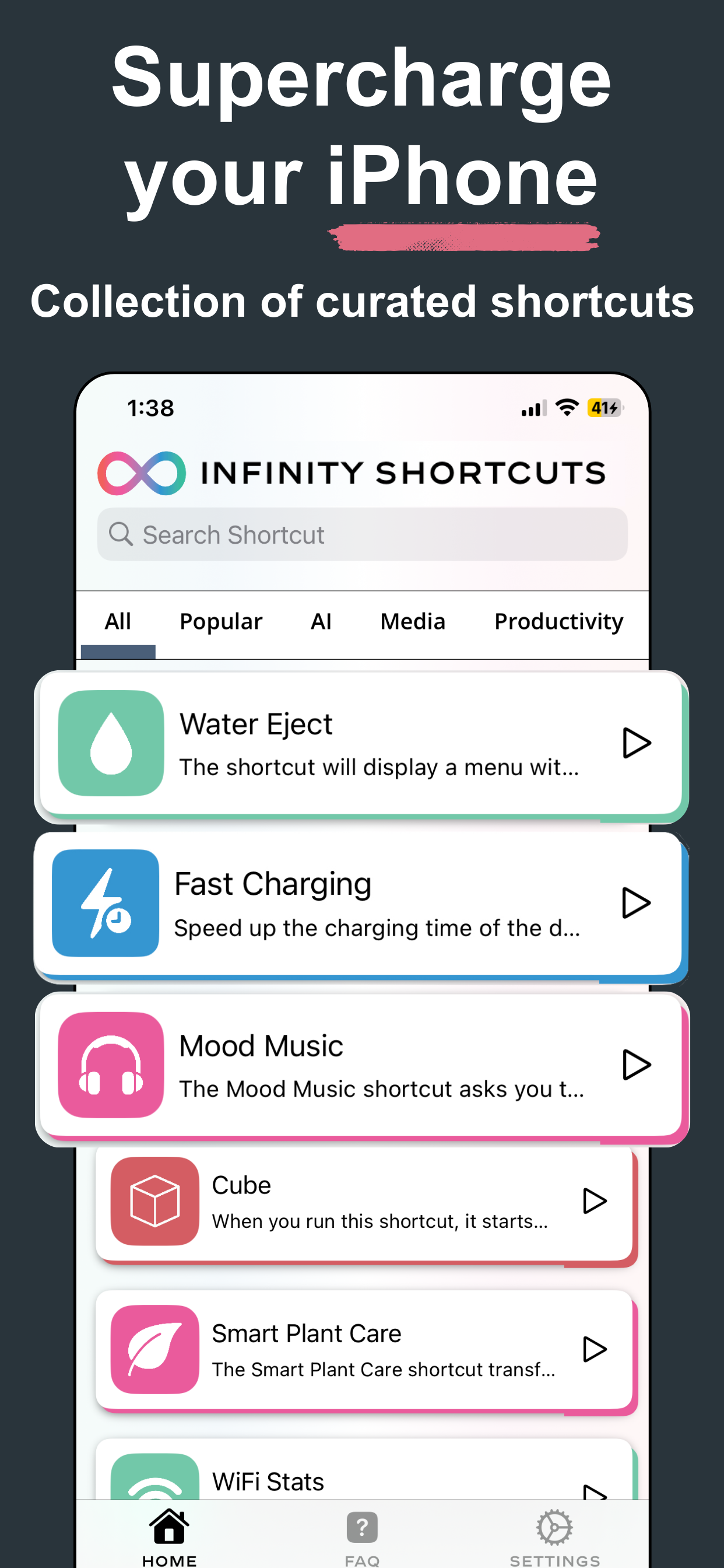 Shortcuts for Action Button 15