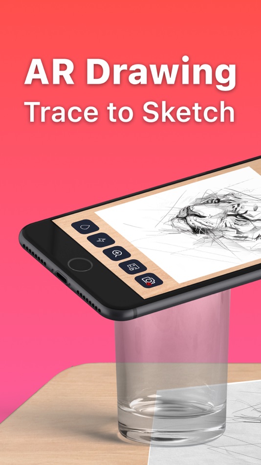 #1. AR Drawing: Trace to Sketch ' (iOS) 由: Artoun Ohanyan