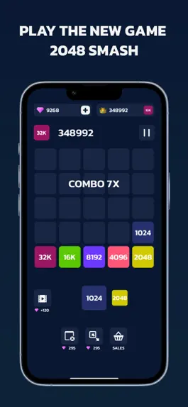 Game screenshot 2048 Smash: Number Match Game mod apk