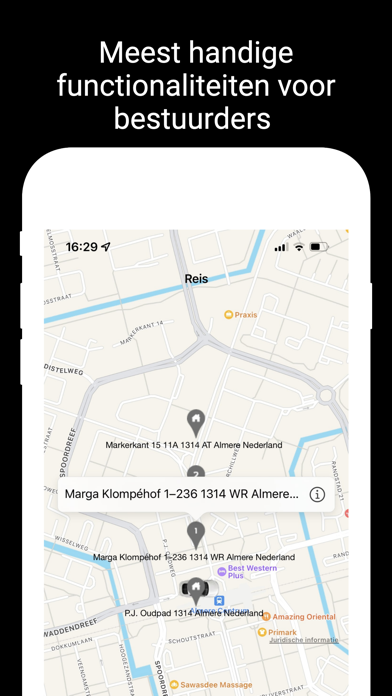 UrbanCab - Taxichauffeur app Screenshot