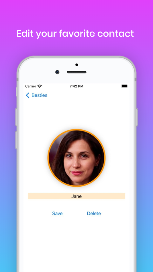 #2. Lock Screen Contact Widget Pro (iOS) By: Csaba Huszar