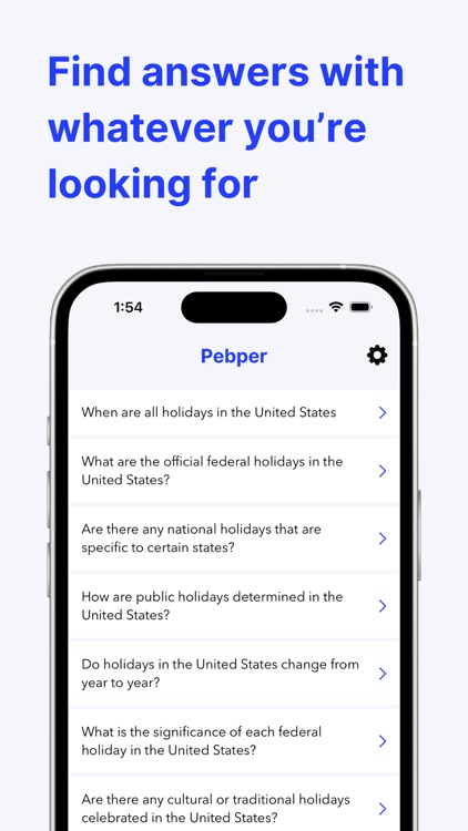 Pebper - Get Answer Fast