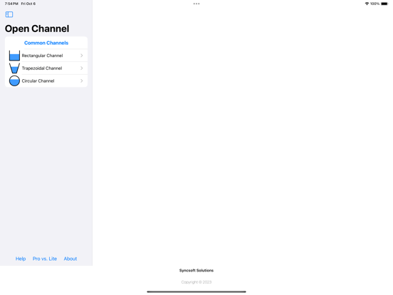 Screenshot #4 pour Open Channel Flow Pro