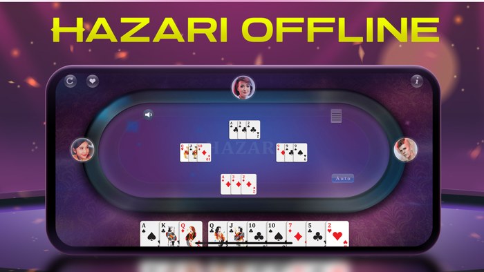 Hazari - Offline Card Game
