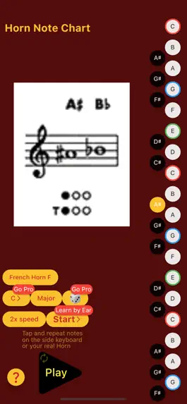 Game screenshot French Horn Note Chart mod apk