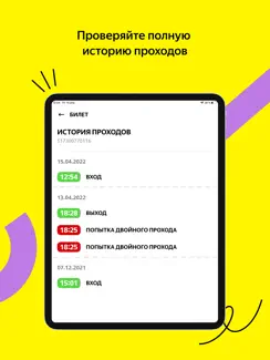 Яндекс Билеты: сканер iPad image 4