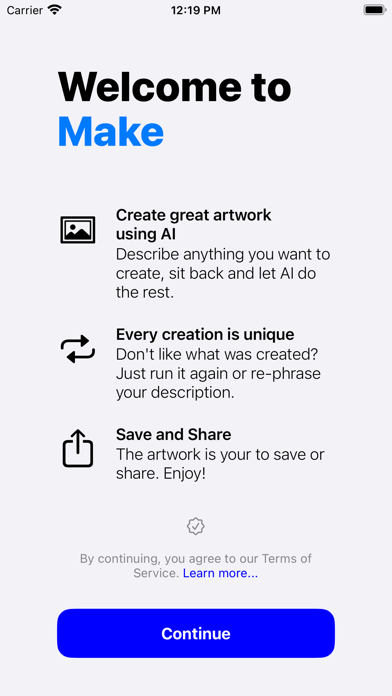 Make - AI Art Generator Screenshot