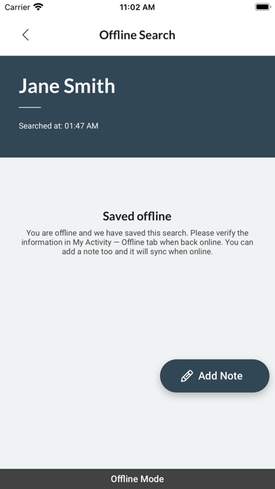 Aspira Law Enforcement Screenshot