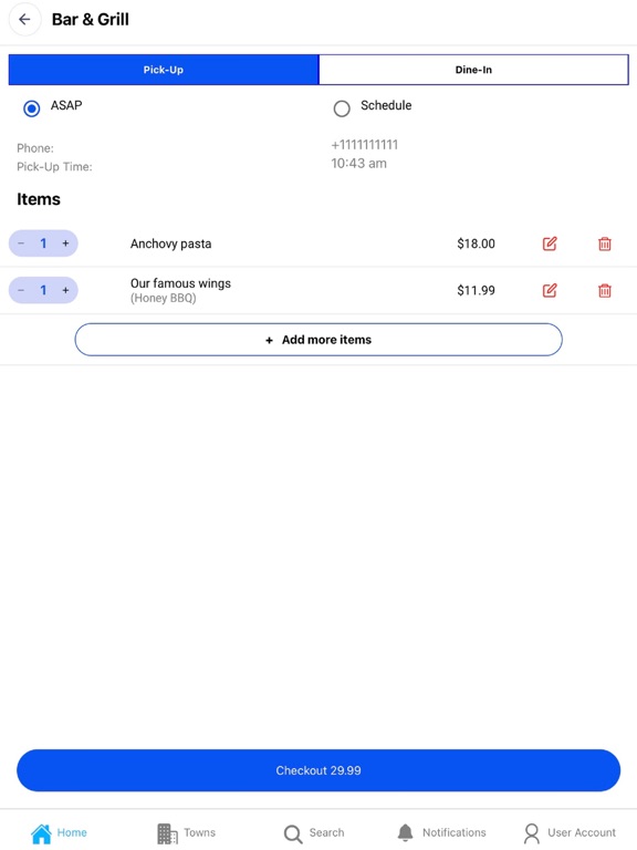 Squash Local Eats iPad screenshot 7 - Food & Drink app