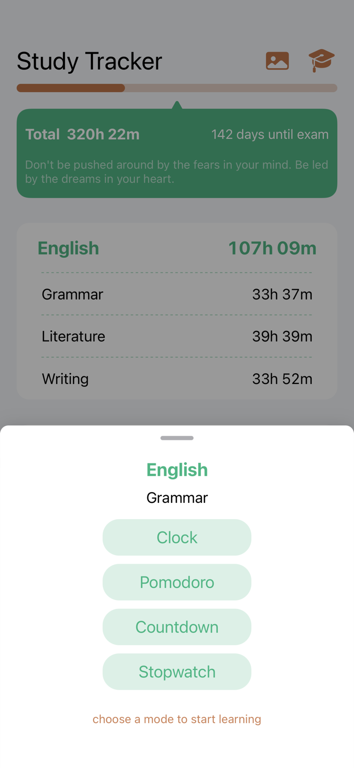 Study Tracker - Plan and Record