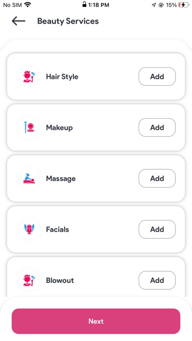 GoferBeautyService-User Screenshot
