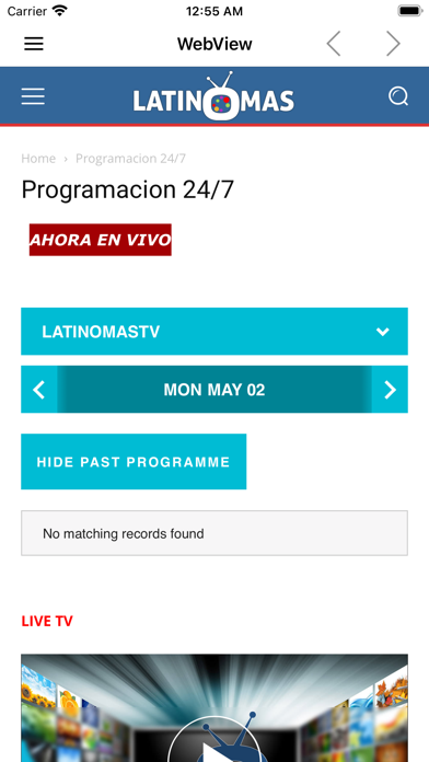 Latinomastv Screenshot