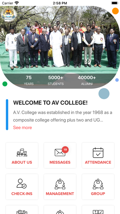 AV College, Hyderabad Screenshot