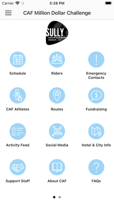 Challenged Athletes Foundation Screenshot