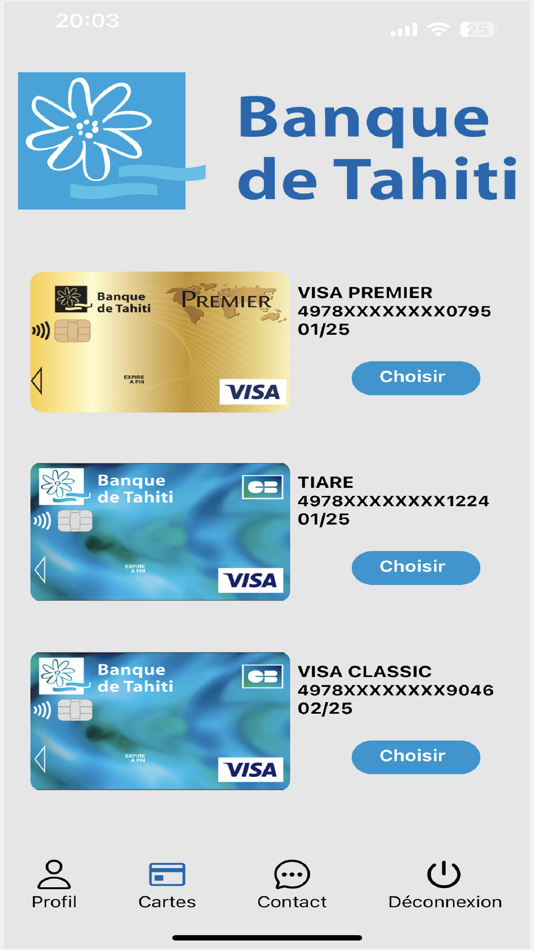 #2. Tiare c@rte (iOS) 由: BANQUE DE TAHITI