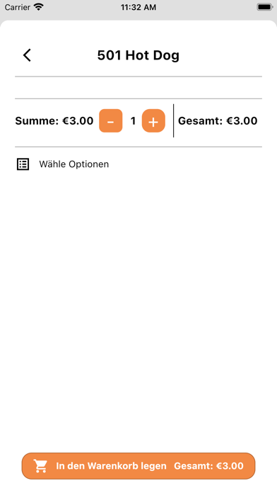 Pritis Pizzaservice Screenshot