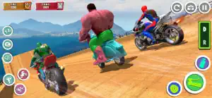 Superhero Bike Stunt Master 3D screenshot #2 for iPhone