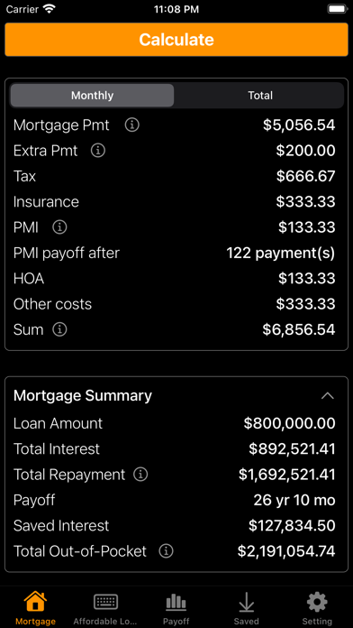Mortgage Calculator- Home Loan Screenshot