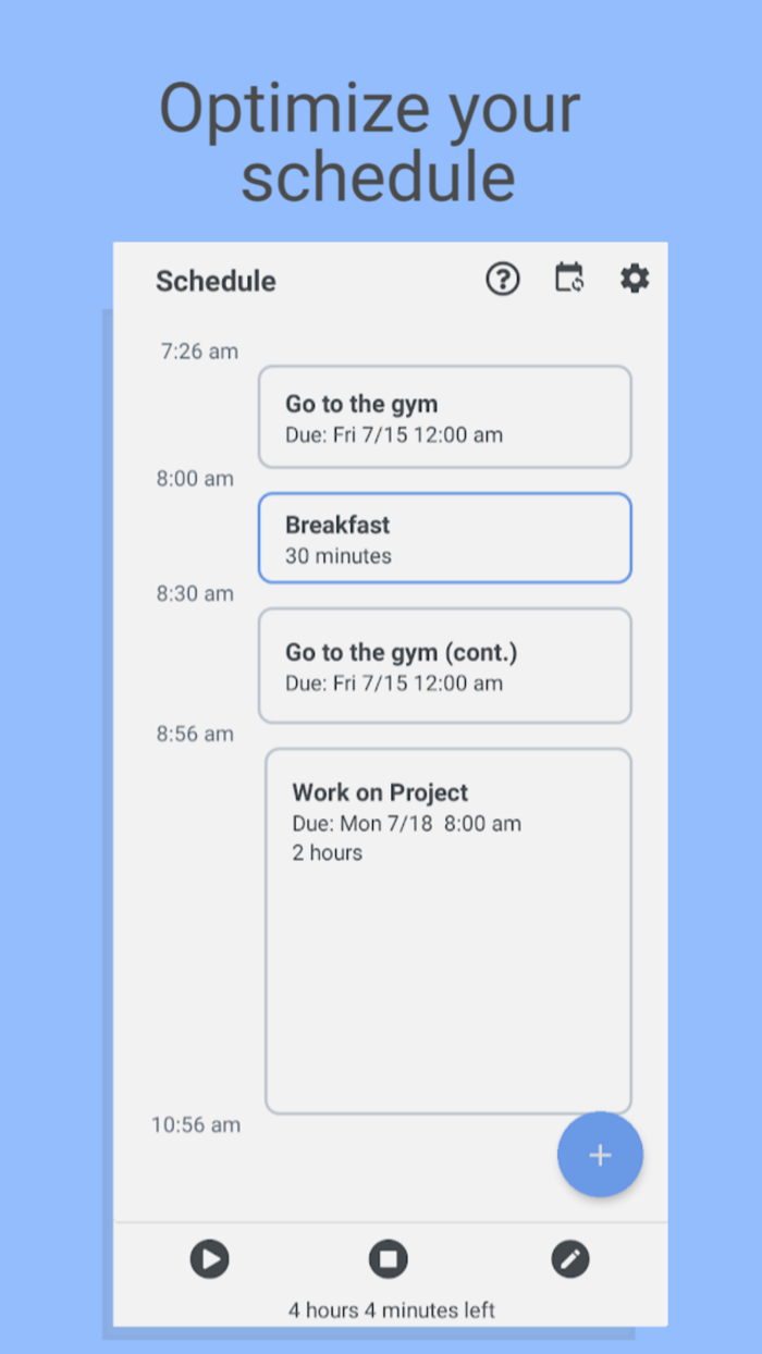 CheckMate - Schedule Creator