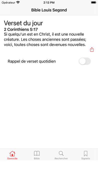 La Bible Louis Segond Screenshot