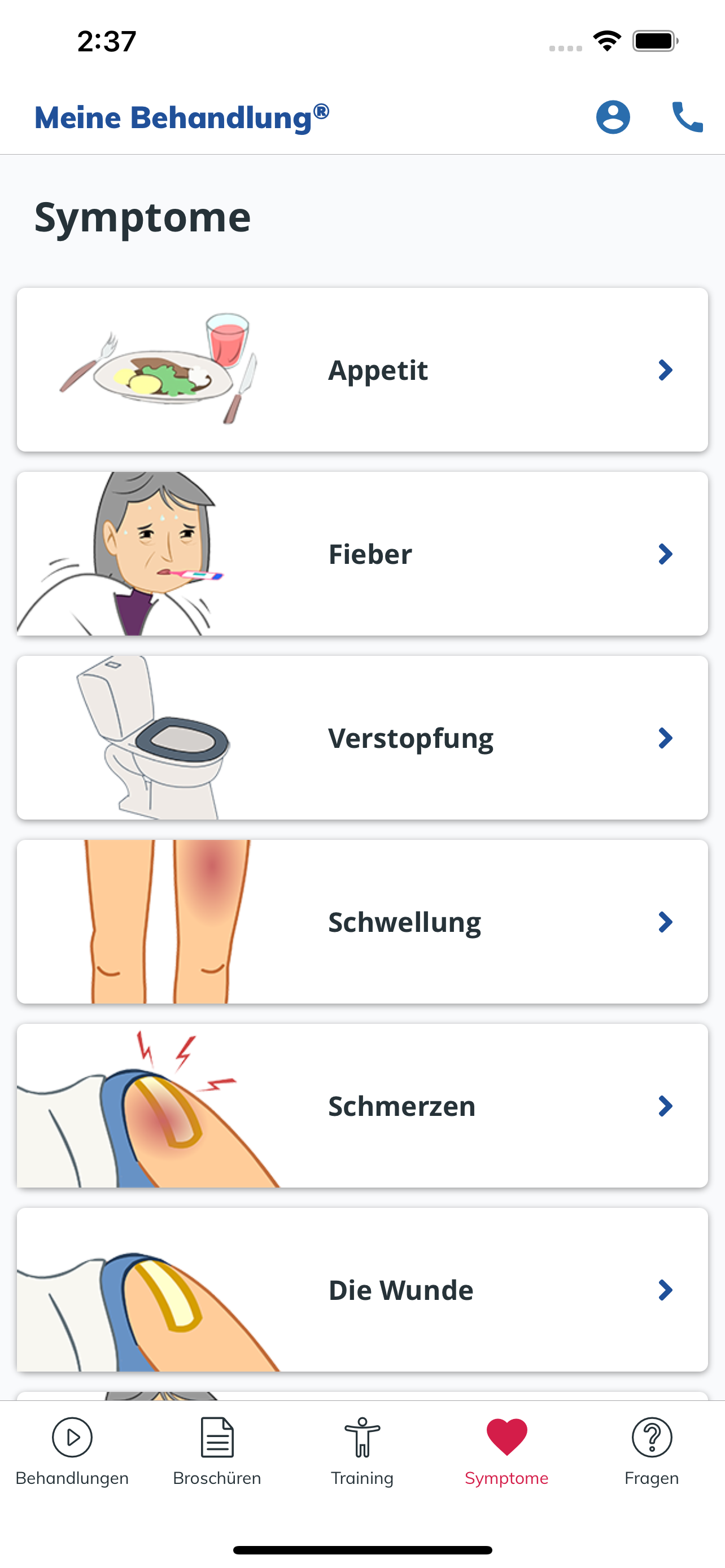 Meine Behandlung